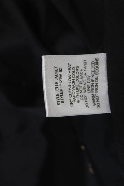 Gryphon New York Womens Beige Wool Blend Blazer Size S