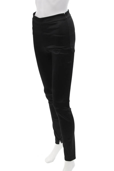 Theory Women Ankle Dress Pants Black Hook & Eye Size 0
