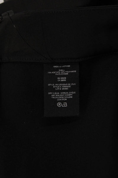 Theory Women Ankle Dress Pants Black Hook & Eye Size 0