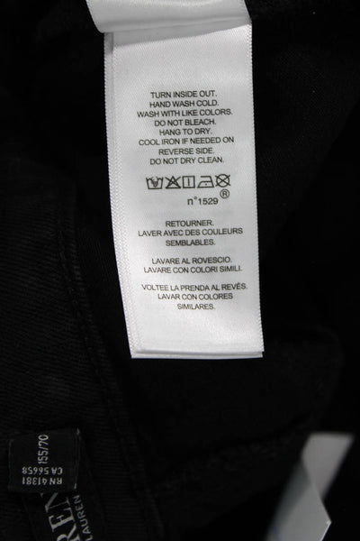 Lauren Ralph Lauren Women Black Ankle Skinny Jeans Size 2