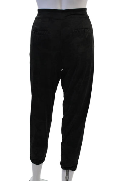 Lululemon Unisex Black Camouflage Nylon Jogger Sweatpants Drawstring Size M