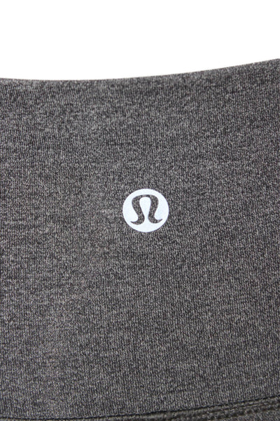 Lululemon Women Cropped Capri Leggings Dark Gray Size 4