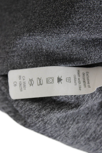 Lululemon Women Cropped Capri Leggings Dark Gray Size 4