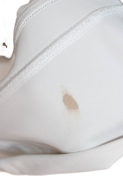 Lululemon Womens Capri Leggings White Nylon Size 4