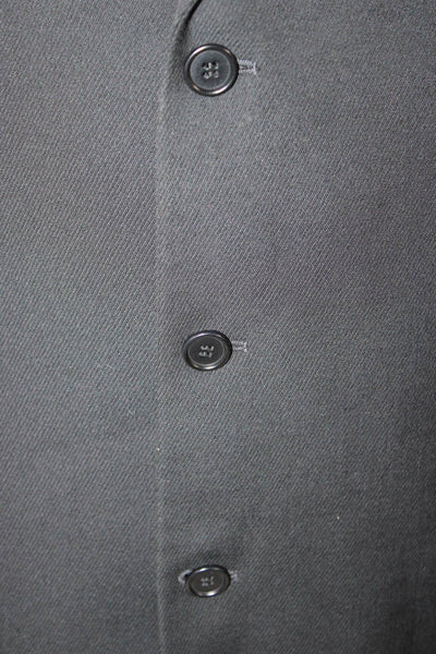 Boss Hugo Boss Men Classic Black Virgin Wool Suit Jacket Button Size 42