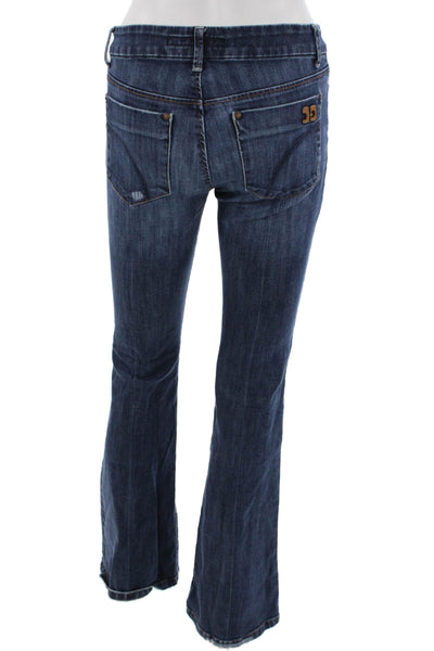 Joes Womens Bootcut Jeans Dark Blue Mid Rise 32 Inseam Size 26