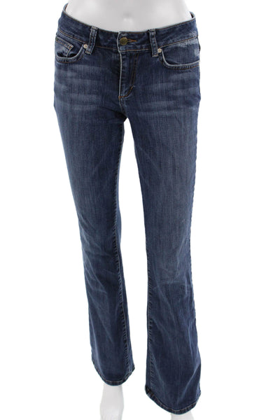 Joes Womens Dark Blue Bootcut Jeans Mid-Rise 98% Cotton Size 26