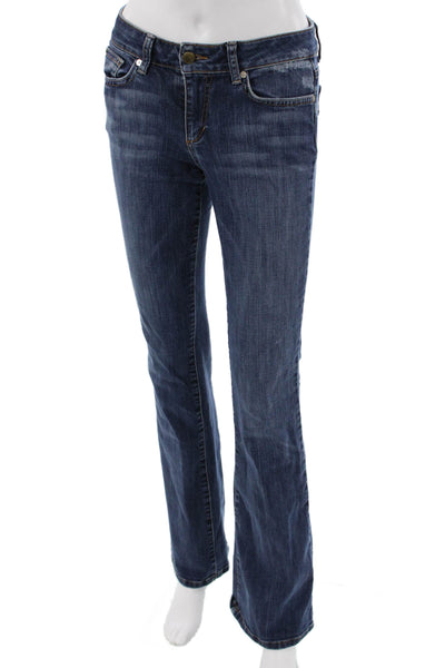 Joes Womens Dark Blue Bootcut Jeans Mid-Rise 98% Cotton Size 26