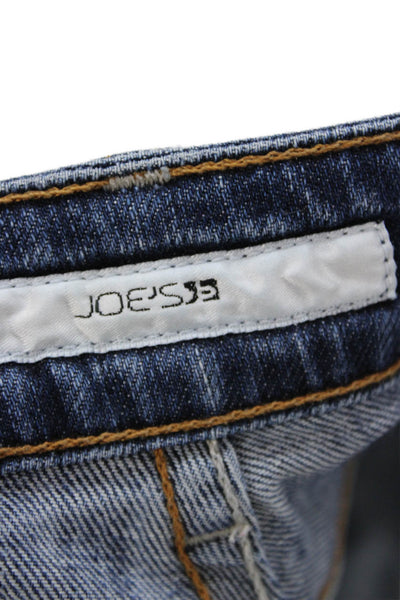 Joes Womens Dark Blue Bootcut Jeans Mid-Rise 98% Cotton Size 26