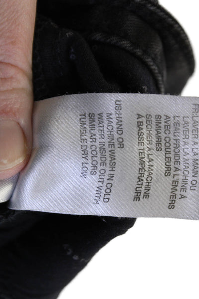 Articles of Society Womens Ankle Skinny Mid Rise Black Jeans Size 29