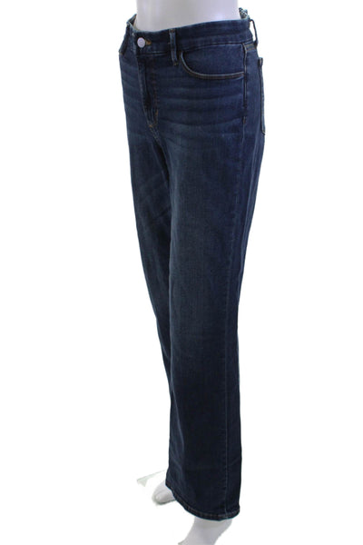 Joes Womens Bootcut Jeans Dark Blue High Waist Button Petite Size 30