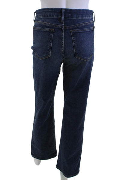 Joes Womens Bootcut Jeans Dark Blue High Waist Button Petite Size 30