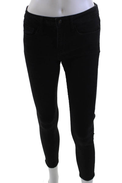 Vervet Womens Black Skinny Ankle Mid Rise Jeans Size 27