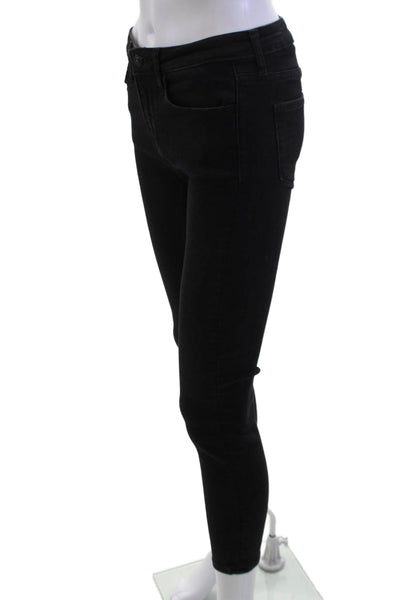 Vervet Womens Black Skinny Ankle Mid Rise Jeans Size 27
