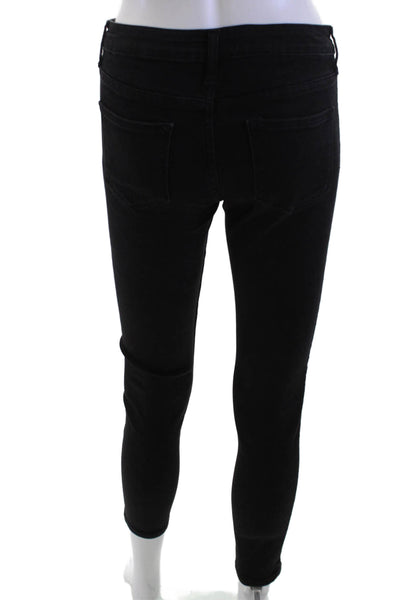 Vervet Womens Black Skinny Ankle Mid Rise Jeans Size 27