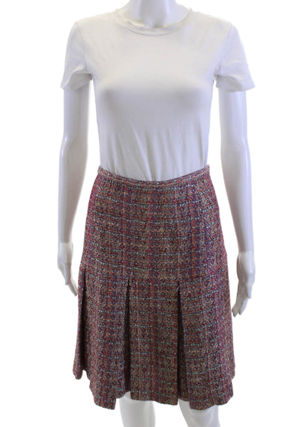 Douglas Hannant Womens Woven Collared Skirt Suit Multicolor Size 8 4