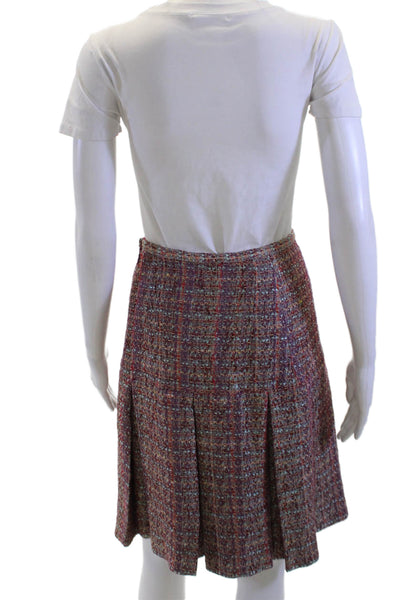 Douglas Hannant Womens Woven Collared Skirt Suit Multicolor Size 8 4