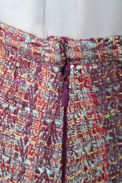 Douglas Hannant Womens Woven Collared Skirt Suit Multicolor Size 8 4