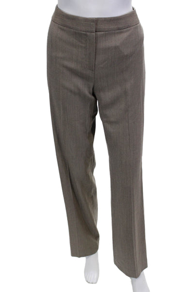 Lafayette 148 New York Womens Dress Pants Brown Size 2