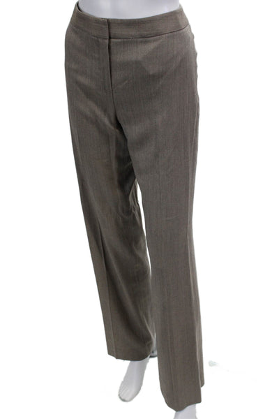 Lafayette 148 New York Womens Dress Pants Brown Size 2