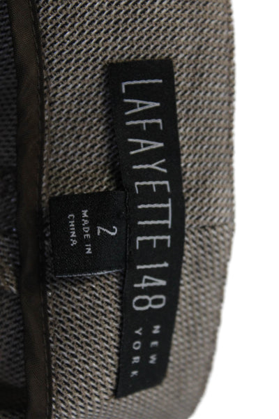 Lafayette 148 New York Womens Dress Pants Brown Size 2