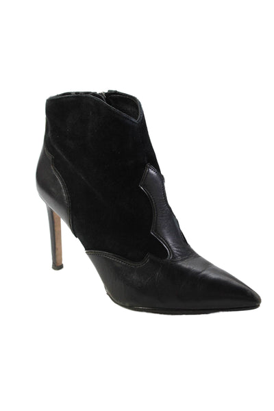 Sam Edelman Womens Leather Pointed Toe Bradley Ankle Boots Black Size 11 Medium