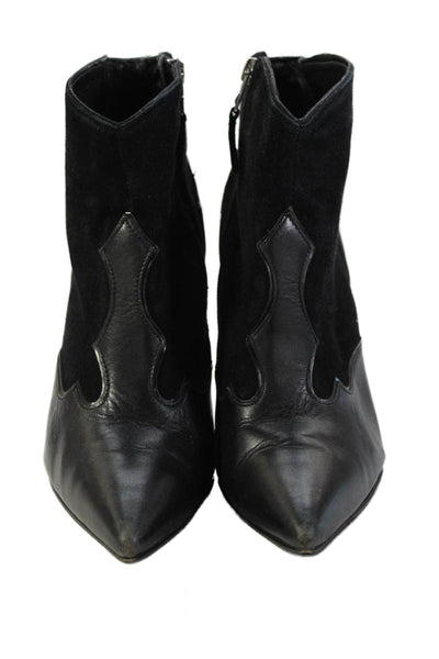 Sam Edelman Womens Leather Pointed Toe Bradley Ankle Boots Black Size 11 Medium
