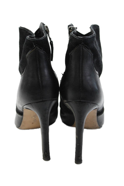Sam Edelman Womens Leather Pointed Toe Bradley Ankle Boots Black Size 11 Medium