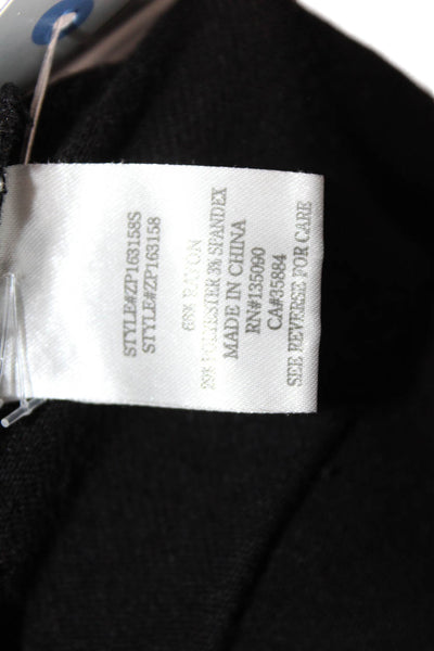 Z Supply Womens Black Jogger Sweatpants Drawstring Rayon Blend Size L