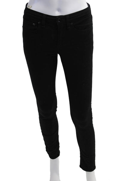 Rag & Bone Women Skinny Jeggings Black Mid Rise Size 25