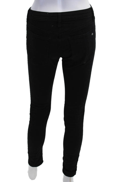 Rag & Bone Women Skinny Jeggings Black Mid Rise Size 25