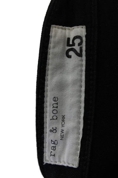 Rag & Bone Women Skinny Jeggings Black Mid Rise Size 25
