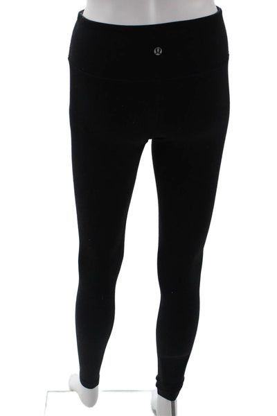 Lululemon Women Black Ankle Jeggings Nylon Blend Size 4