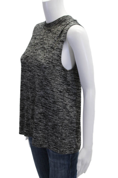 Rag & Bone Jean Womens Black Sleeveless Basic Tank Polyester Crew Neck Size S