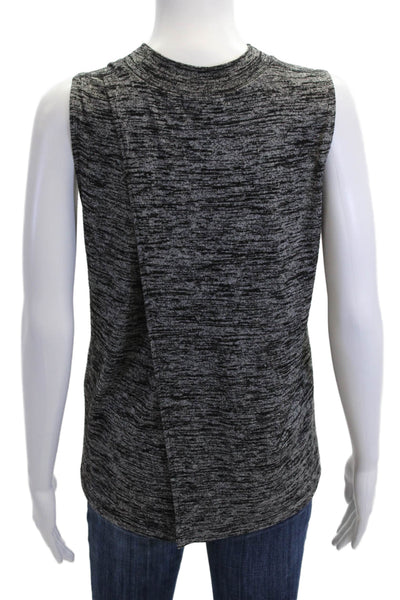 Rag & Bone Jean Womens Black Sleeveless Basic Tank Polyester Crew Neck Size S