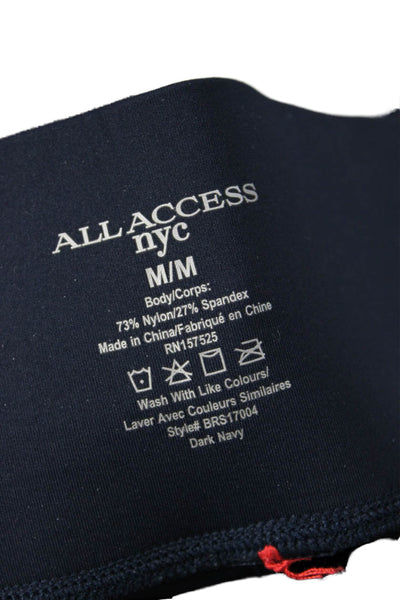 All Access Womens Ankle Jeggings Dark Blue Size M