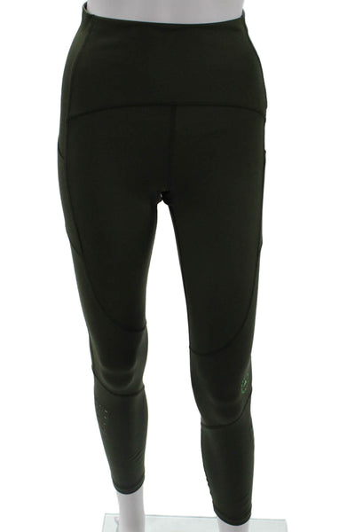 Adidas by Stella McCartney Womens Ankle Leggings Army Green Size S