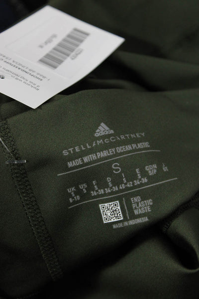 Adidas by Stella McCartney Womens Ankle Leggings Army Green Size S