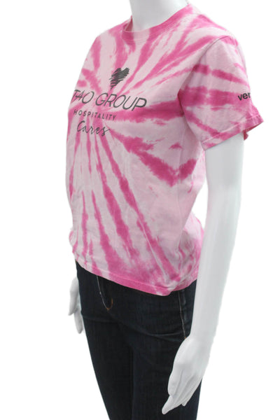 Port and Company Womens Pink 100% Cotton Crew Neck Basic T-Shirt Size M