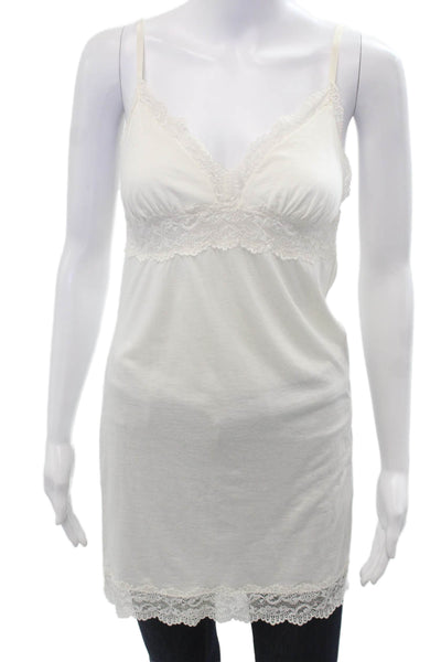 Cosabella Womens White V-Neck Spaghetti Strap Tank Top Size S