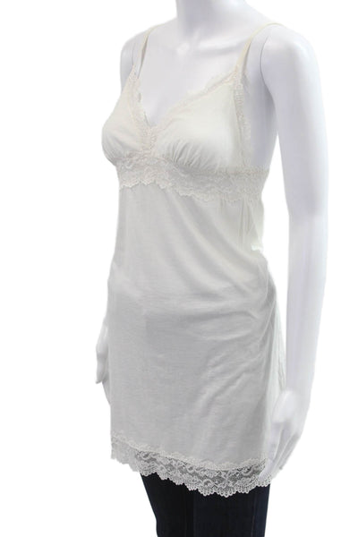 Cosabella Womens White V-Neck Spaghetti Strap Tank Top Size S