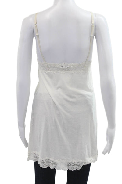 Cosabella Womens White V-Neck Spaghetti Strap Tank Top Size S