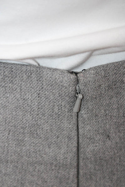 Robert Rodriguez Womens Gray Straight Pencil Skirt Wool Viscose Size 2