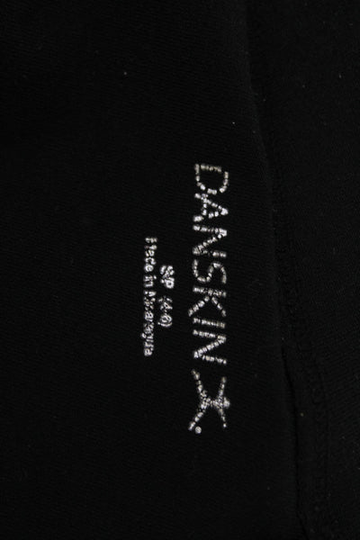 Danskin Women Sweatpants Black Supplex Spandex Petite Size M