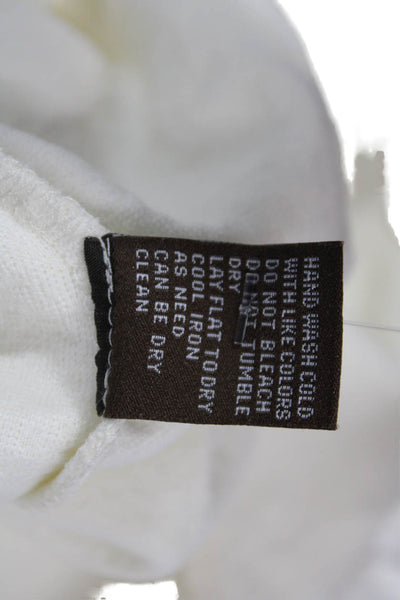 J. Mclaughlin Womens Straight Pencil Skirt Knee Length White Size XL