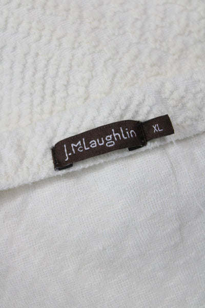 J. Mclaughlin Womens Straight Pencil Skirt Knee Length White Size XL