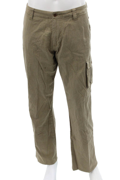 John Varvatos Men Cargo Khaki Pants Tan Size 48