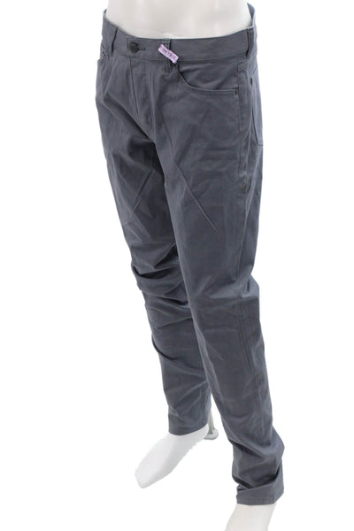 Club Monaco Mens Gray Chino Pants 97% Cotton 3% Spandex Size 33