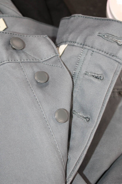 Club Monaco Mens Gray Chino Pants 97% Cotton 3% Spandex Size 33
