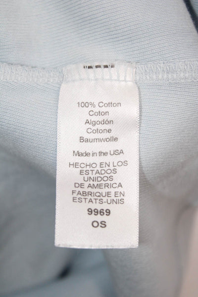 Michael Stars Women Basic Sleeveless Tank Light Blue 100% Cotton Size One Size